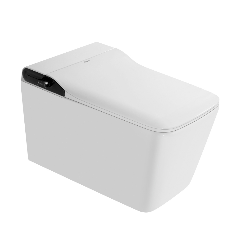 Электронный унитаз-биде Abber Rechteck AC1215S подвесной белый