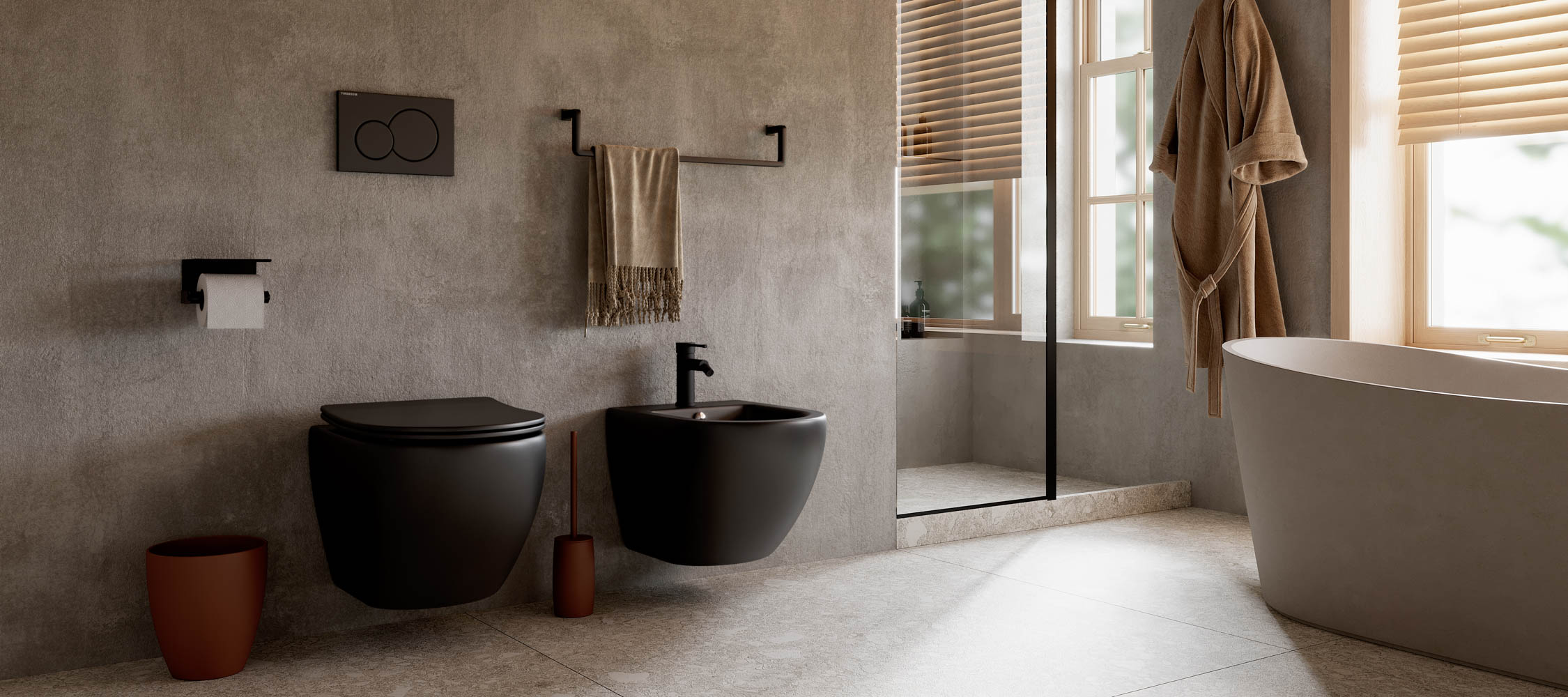 Биде подвесное Ceramica Nova Metropol CN4003MB