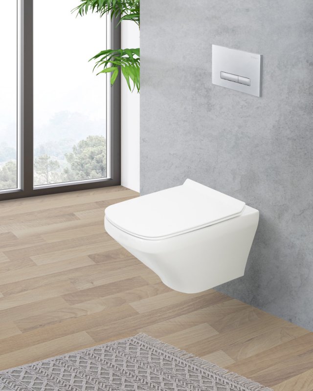 Унитаз подвесной BelBagno Sela BB3201CHR белый