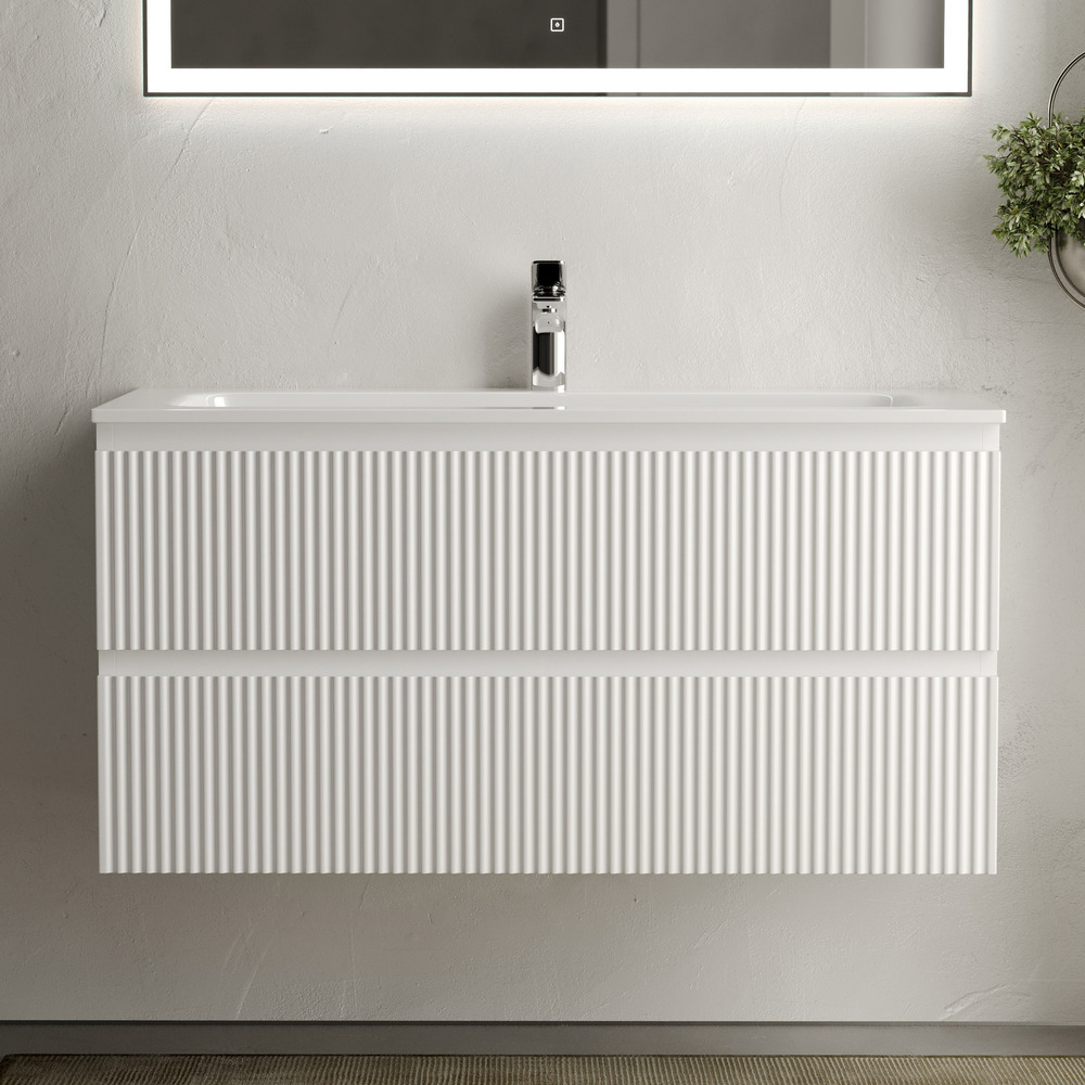 Тумба под раковину Sancos Snob R 100 см, Bianco