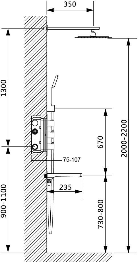 Душевая система Timo Petruma SX-5149/03SM