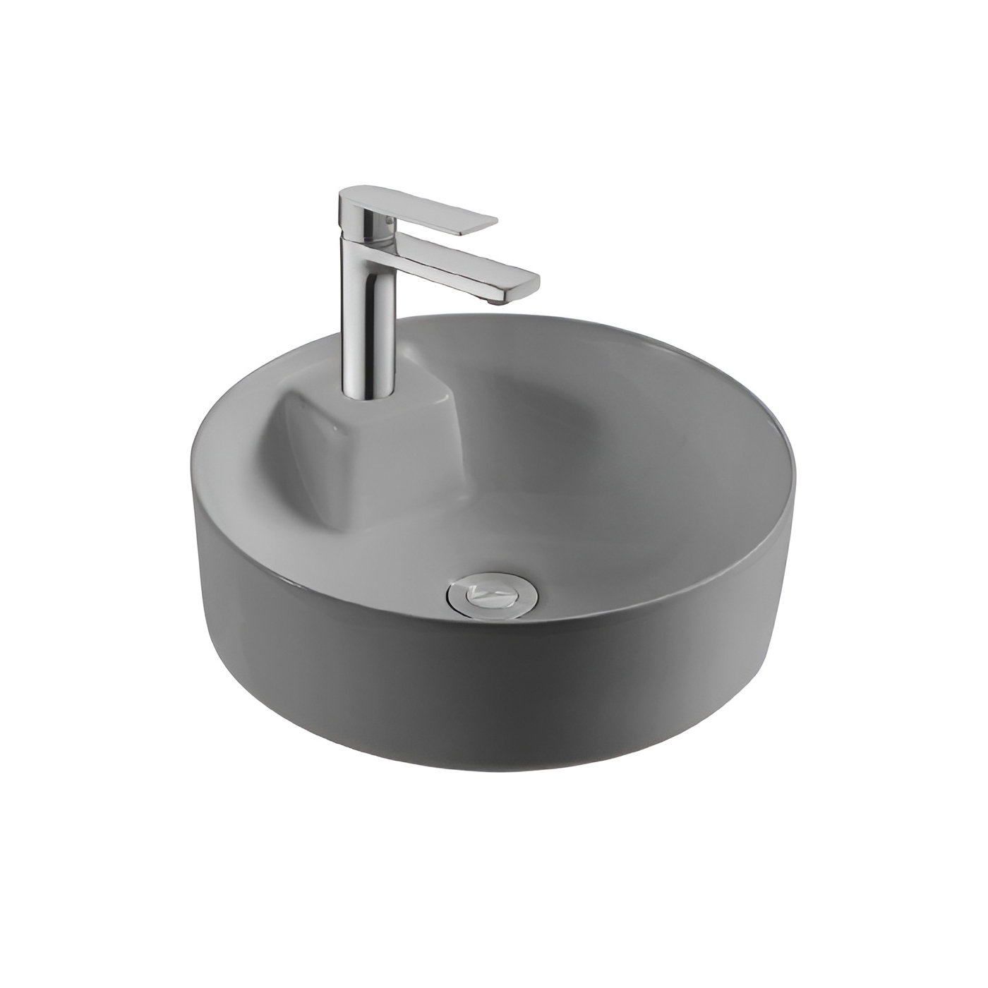 Раковина накладная Aquatek Европа AQ5212-MG серый матовый