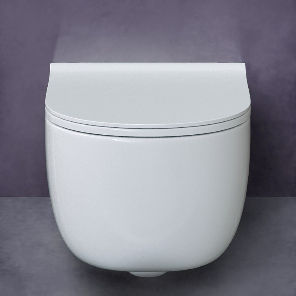 Унитаз подвесной Berges EGO XL Rimless 082138 безободковый, белый