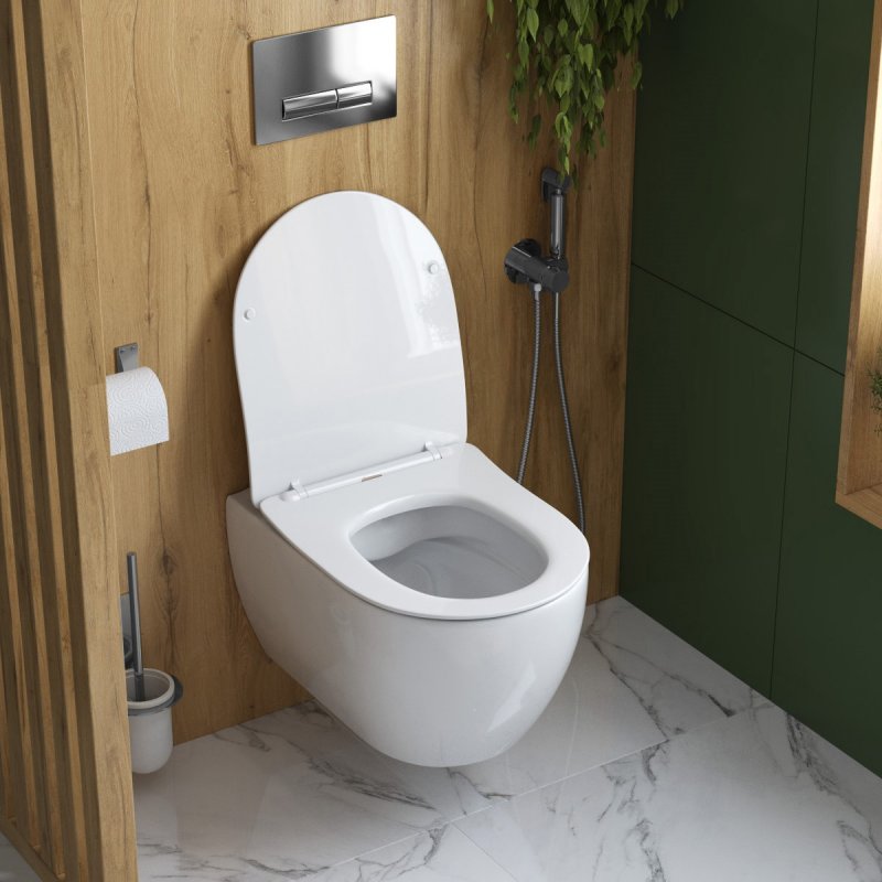 Унитаз подвесной безободковый Cezares COMFORT CZR-191-TH