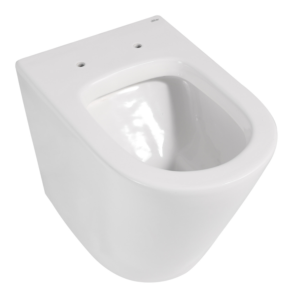 Унитаз Abber Bequem AC1113 приставной белый, безободковый