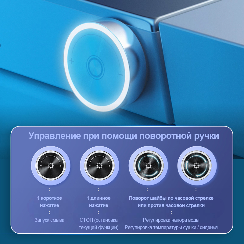 Умный подвесной унитаз JOMOO Smart P30 RUD5450-S0-IDO с функцией биде