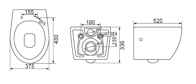 Унитаз подвесной BelBagno Prospero