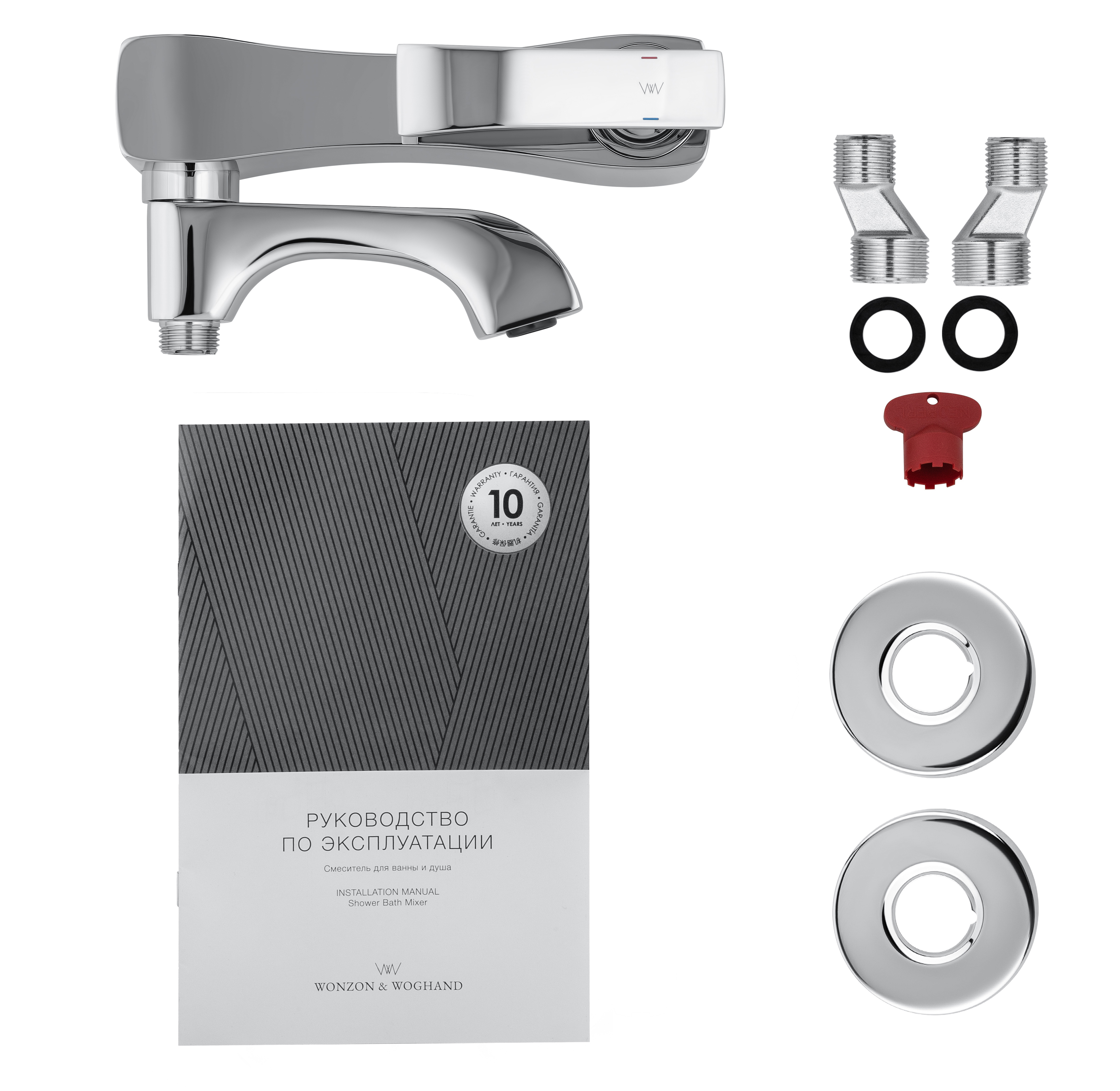 Смеситель для ванны WONZON & WOGHAND TRIUMPH, Хром WW-563101-CR