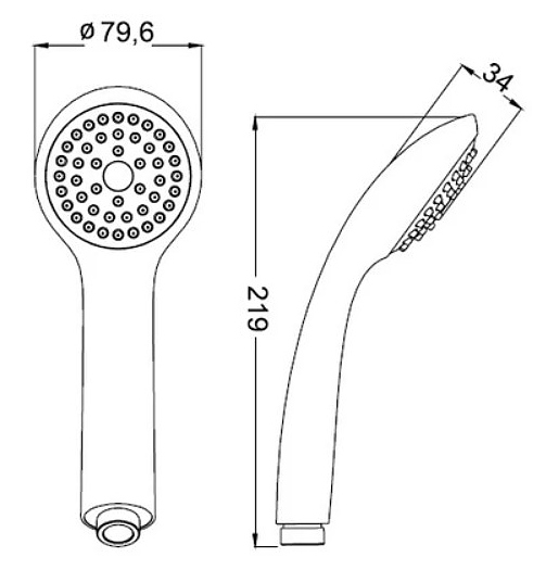 Лейка для душа Iddis A11011