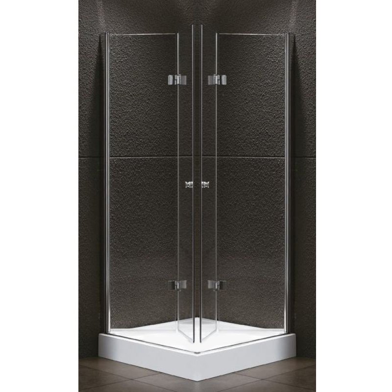 Душевой уголок Cezares ELENA-W-AS-2-80-C-Cr