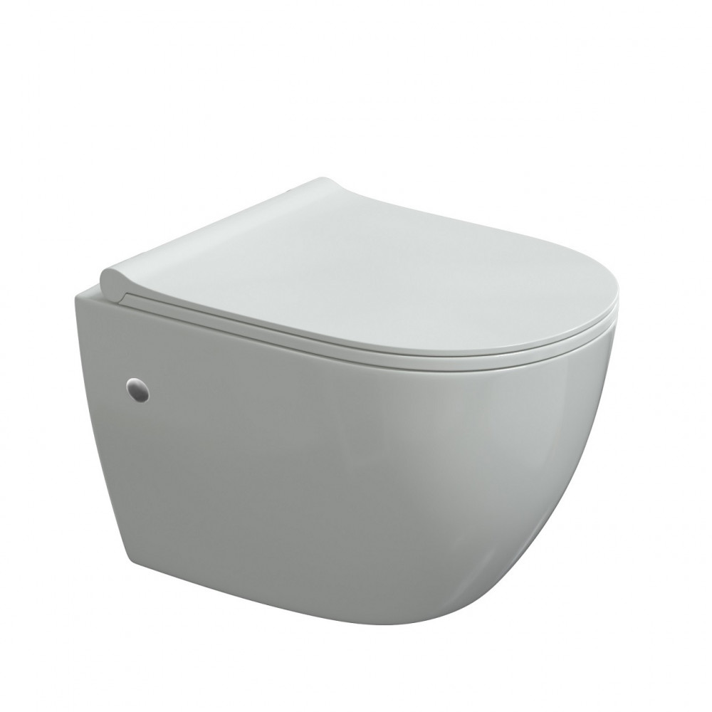 Унитаз подвесной Berges Okus 082127 безободковый, белый