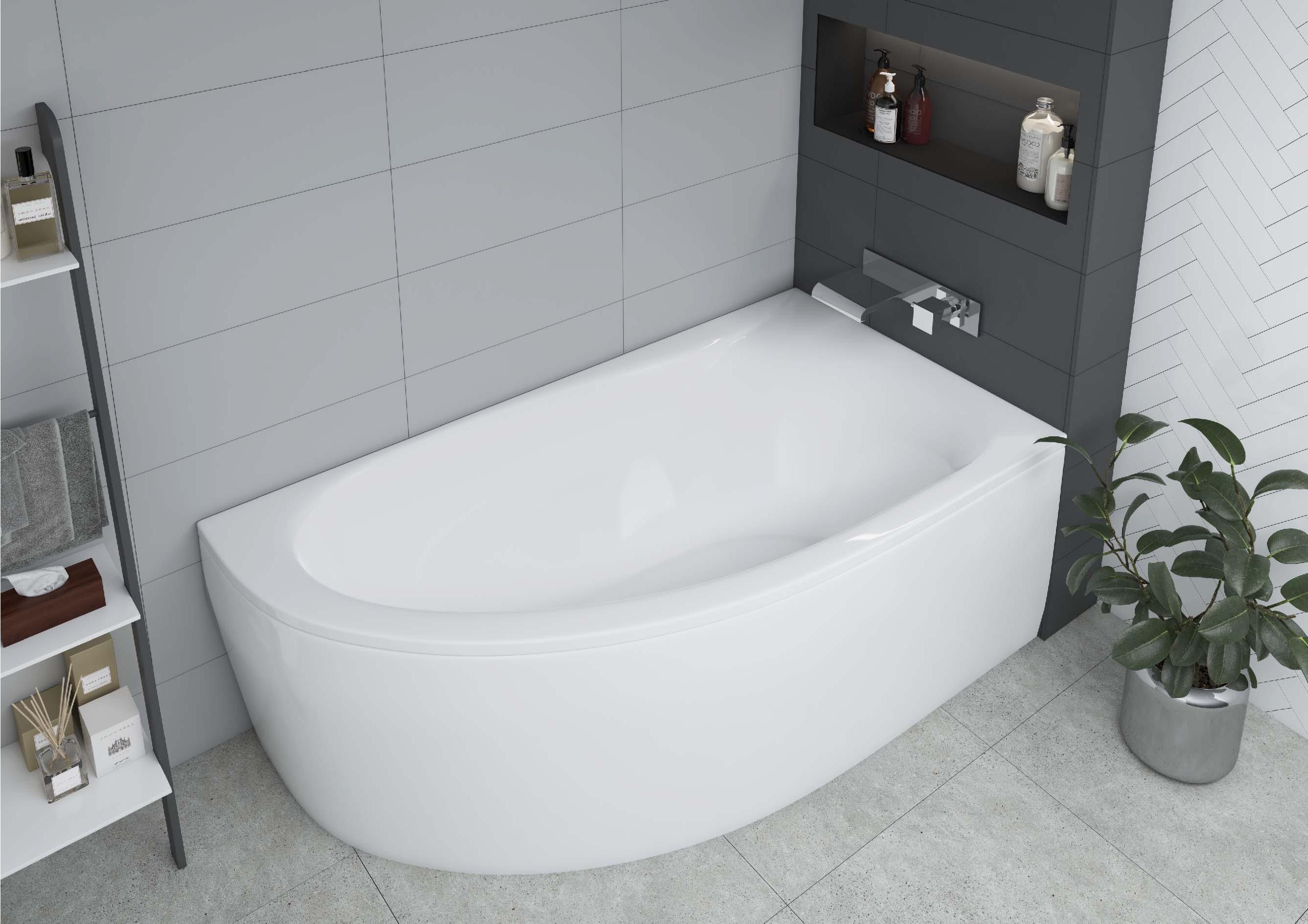 Акриловая ванна Aquatek Дива 160 DIV160-0000002 160х90 см, правая