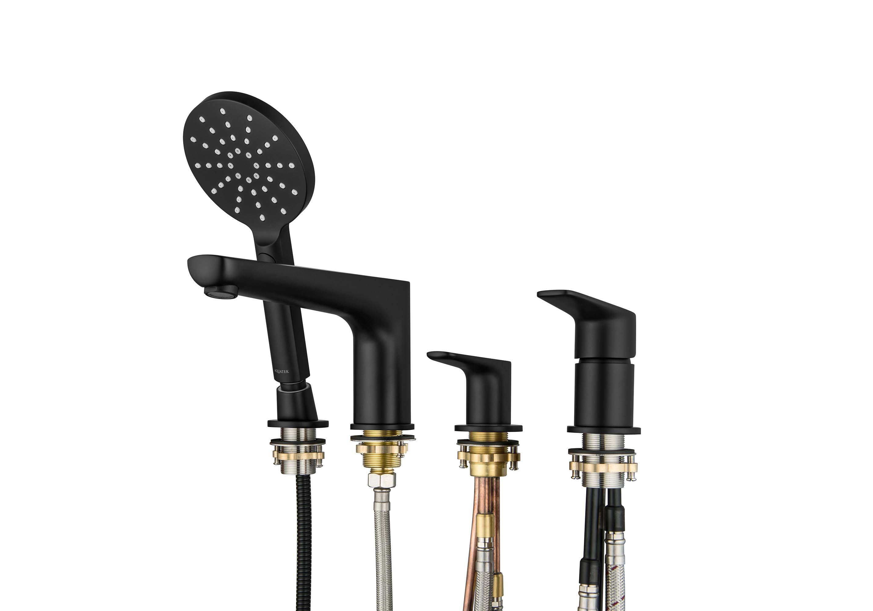 Смеситель Aquatek Вега AQ1148MB на борт ванны