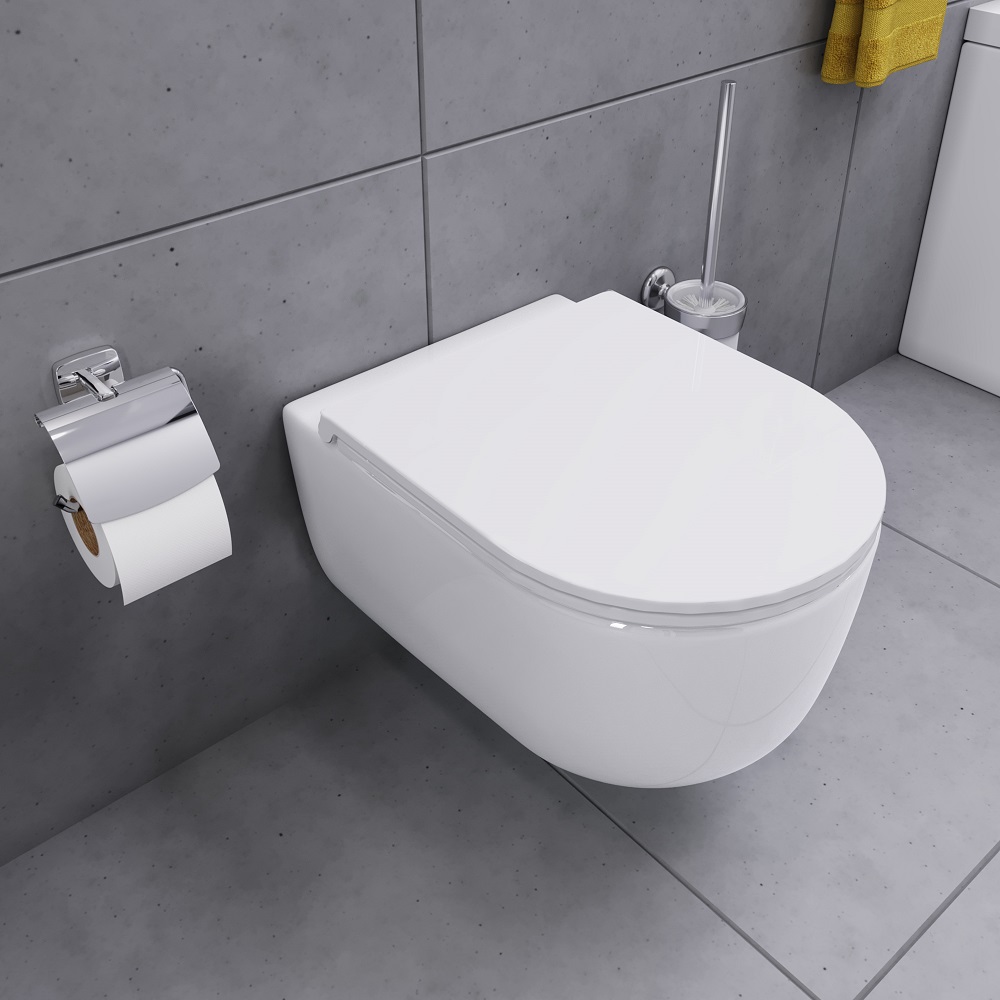 Унитаз подвесной AM.PM Sirius с быстросъемным сиденьем микролифт