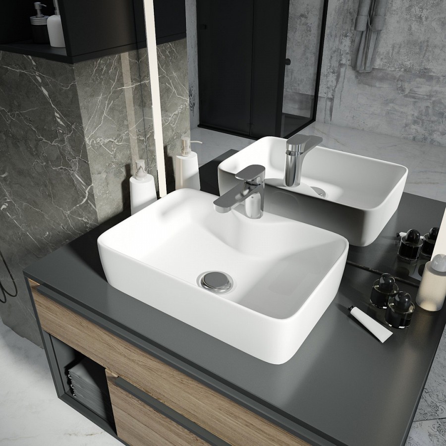 Раковина накладная Alpen Modern S ALP2450296 48 см