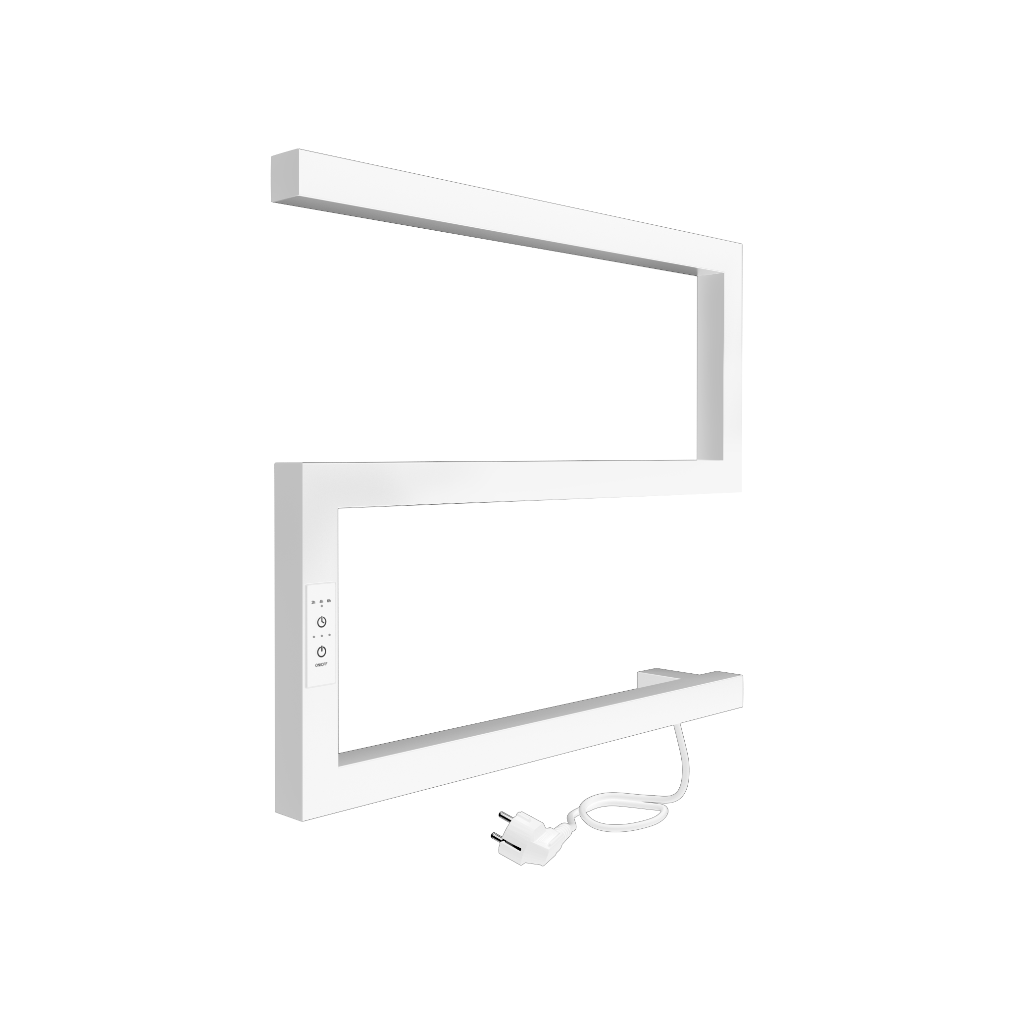 Полотенцесушитель электрический Indigo Sparta 40-50 белый матовый