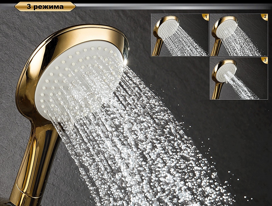 Смеситель для душа D&K Berlin Tourto DA1433103 золото