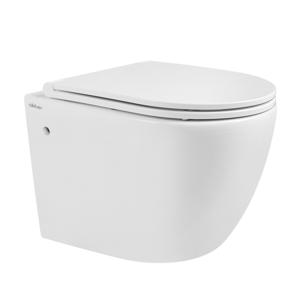Унитаз Abber Bequem AC1103 подвесной белый, безободковый