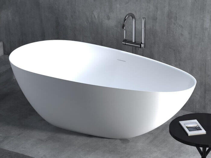 Ванна из искусственного камня Salini Paola In S-Sense 160x80 глянцевая