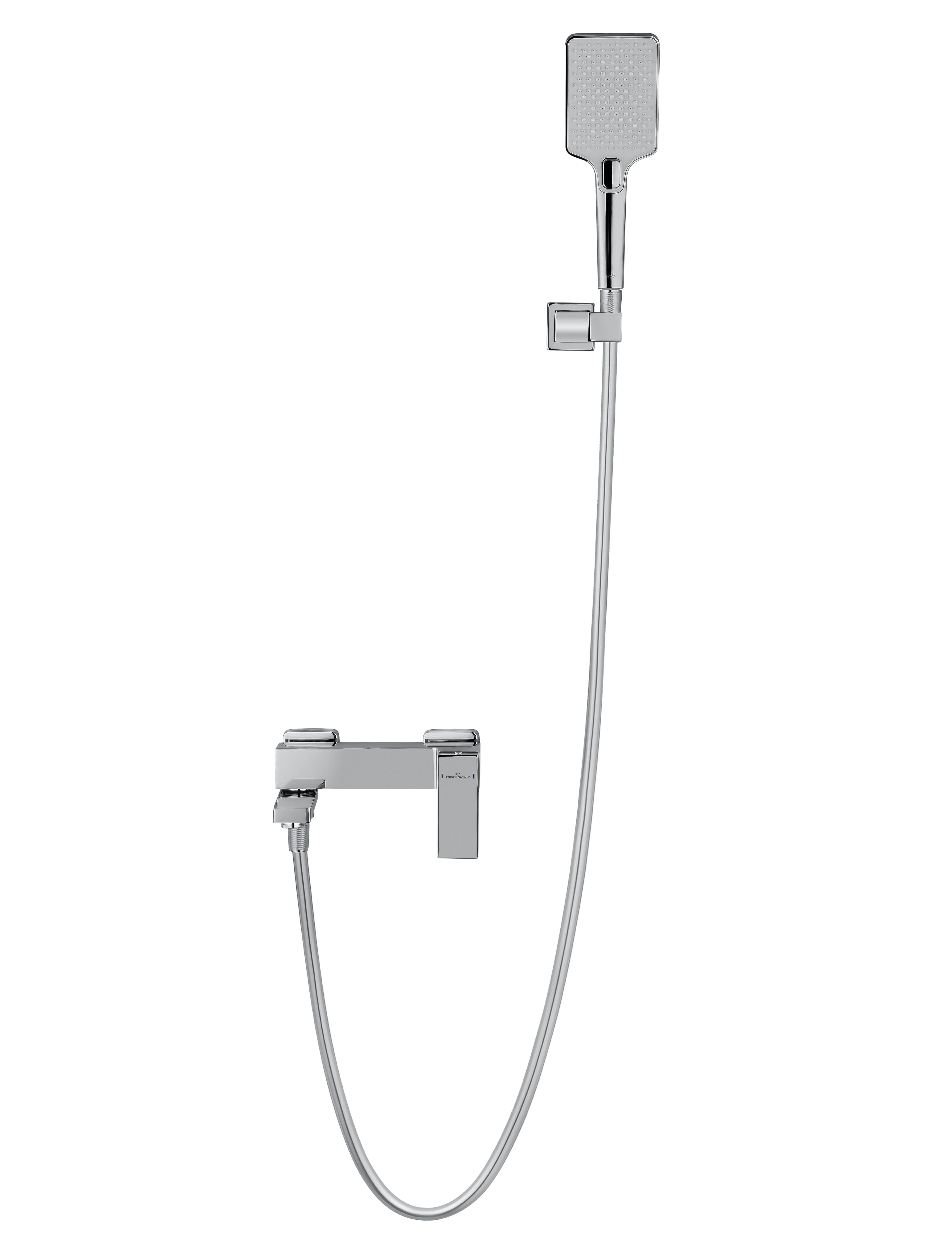 Смеситель для ванны с душем WONZON & WOGHAND CUBE, Хром WW-88639016-CR