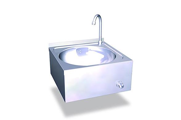 Раковина с кнопкой для включения Nofer 13046.S