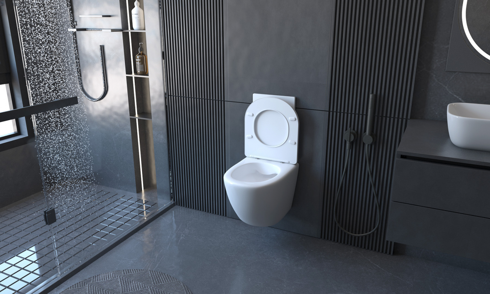 Унитаз Abber Bequem AC1100 подвесной белый, безободковый