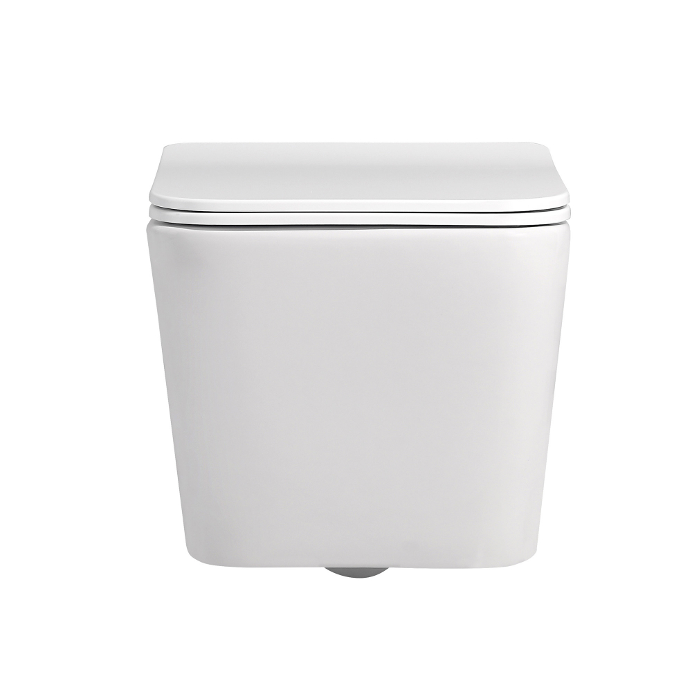 Унитаз Abber Rechteck AC1201MW подвесной белый матовый, безободковый