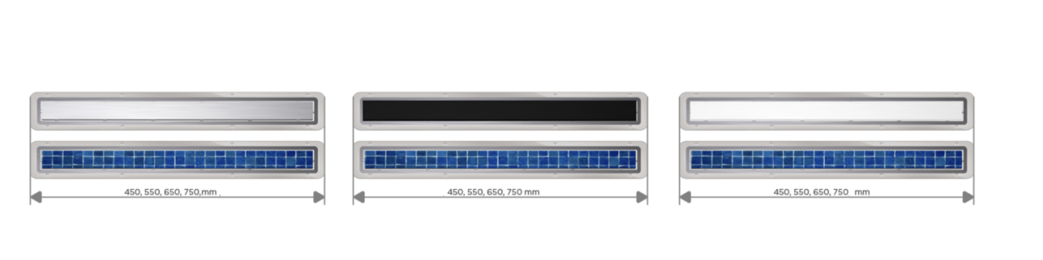 Душевой лоток PESTAN Fix Line 450