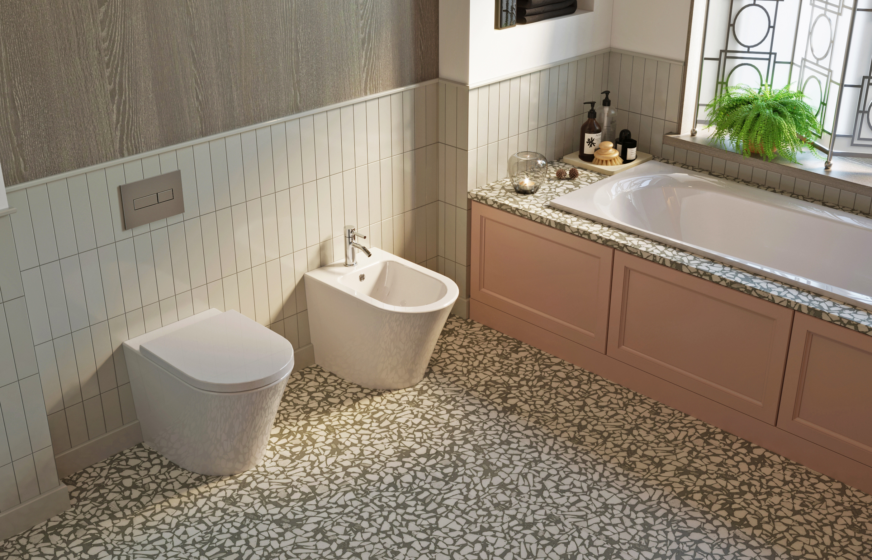 Приставной унитаз Lavinia Boho Biore 33040040