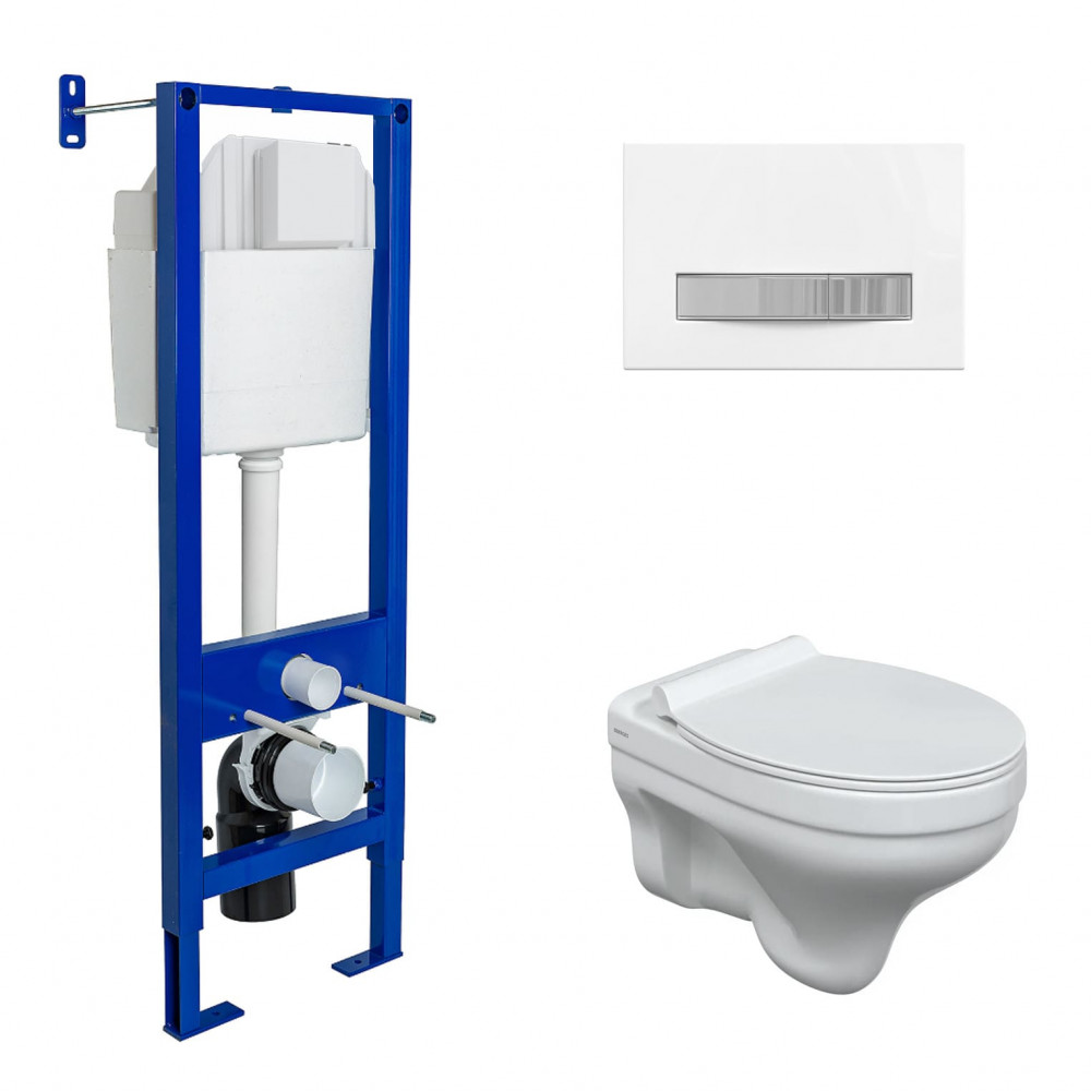 Система инсталляции с унитазом Berges ATOM Line 410 Albit S 042444