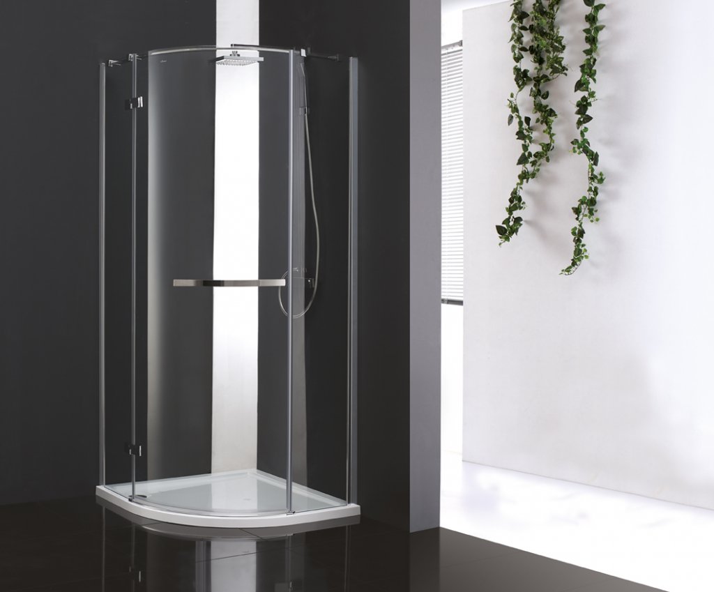 Душевой уголок Cezares BERGAMO-W-R-1-90-ARCO-C-Cr-R-IV