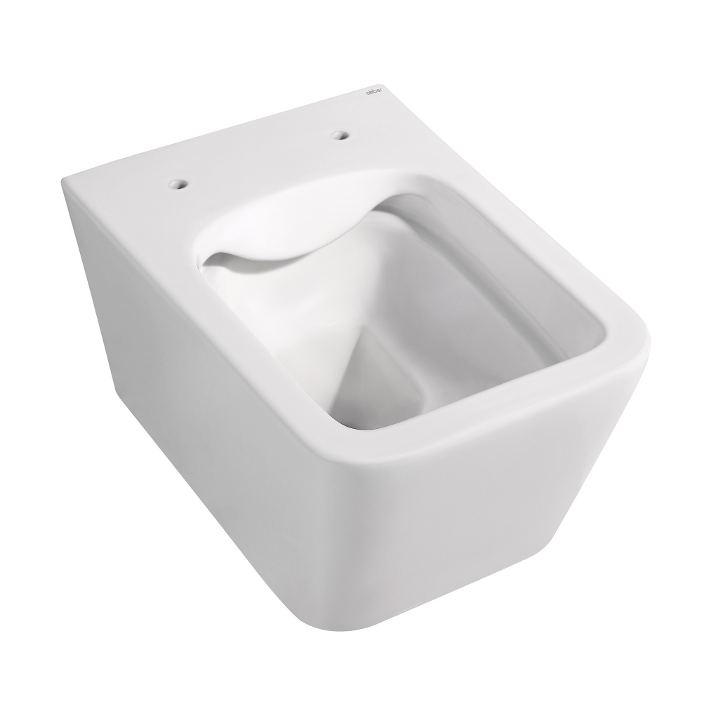 Унитаз Abber Rechteck AC1201MW подвесной белый матовый, безободковый