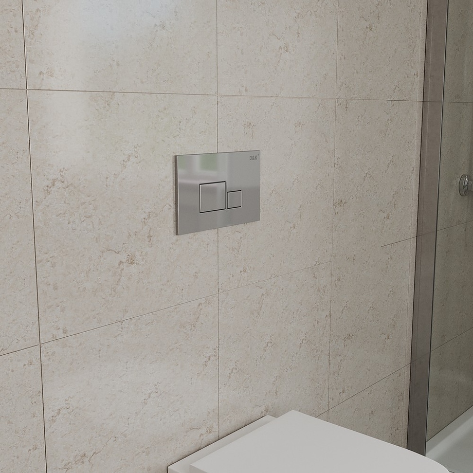 Унитаз подвесной с инсталляцией, сиденьем и клавишей смыва D&K Matrix DS1391606