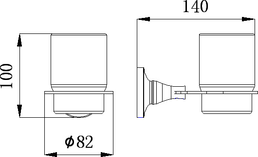 Стакан Rush Corsica CO42310