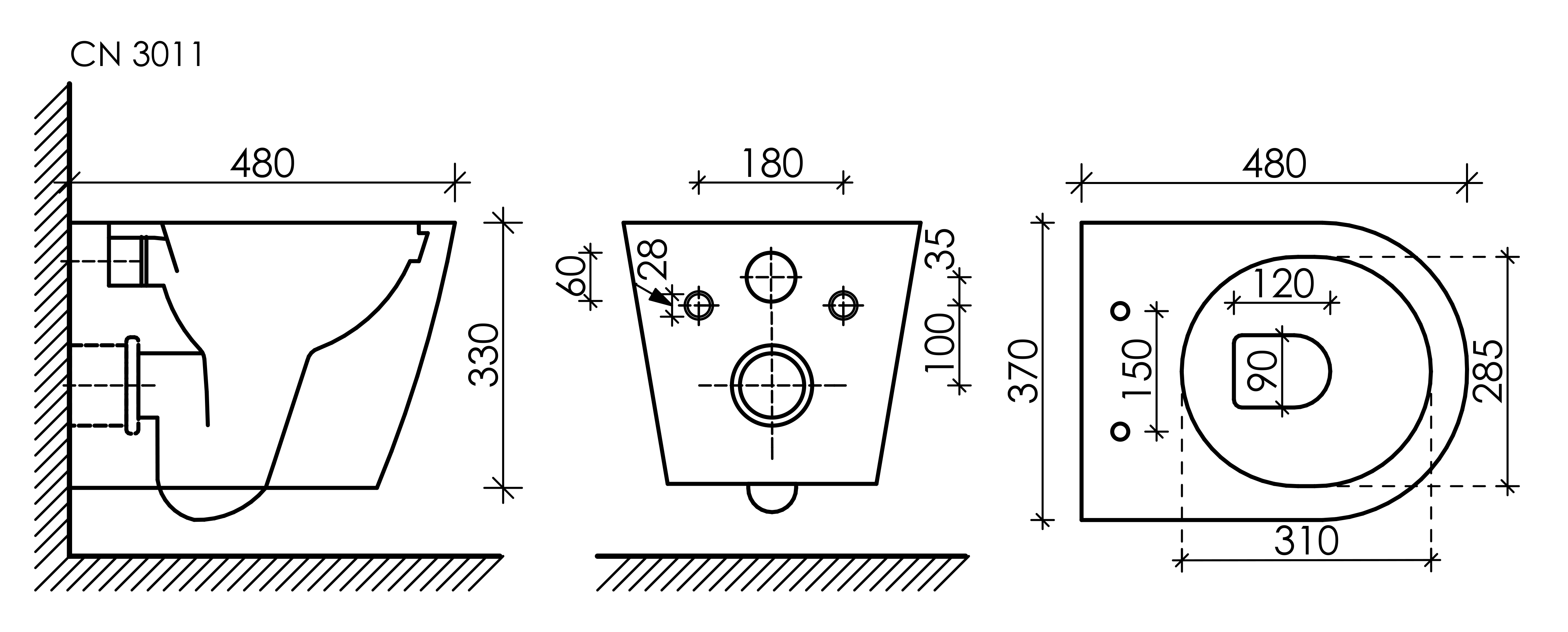 Унитаз подвесной Ceramica Nova Forma CN3011 с микролифтом
