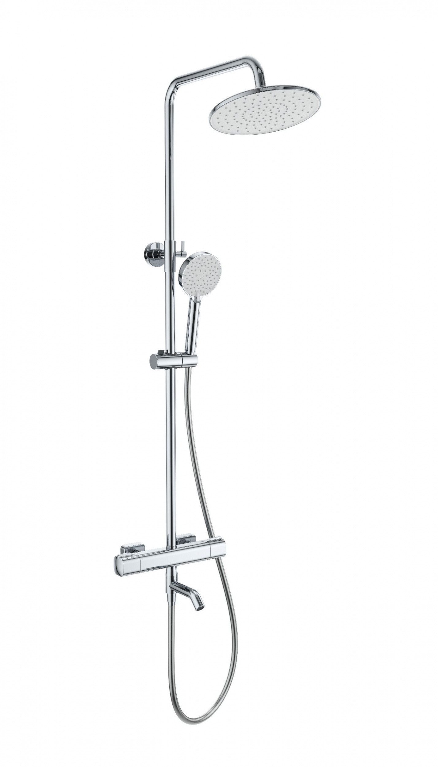 Душевая система с термостатом WONZON & WOGHAND STAY 1, Хром WW-B3051-A1-CR