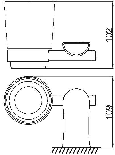 Стакан Rush Luson LU16310