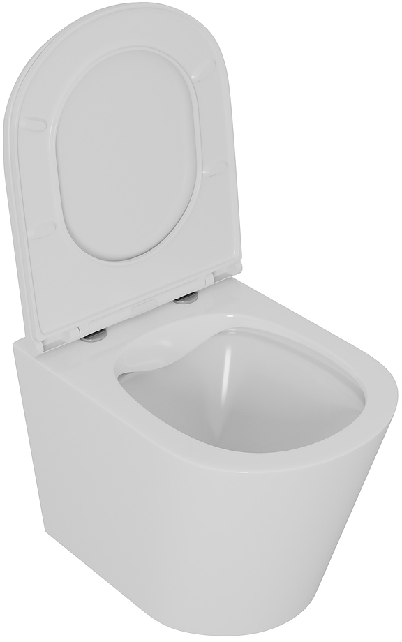 Унитаз подвесной с инсталляцией, сиденьем и клавишей смыва D&K DS1021604