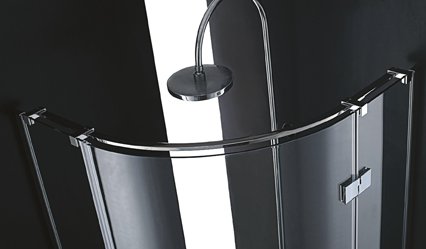 Душевой уголок Cezares BERGAMO-W-R-1-90-ARCO-C-Cr-R-IV