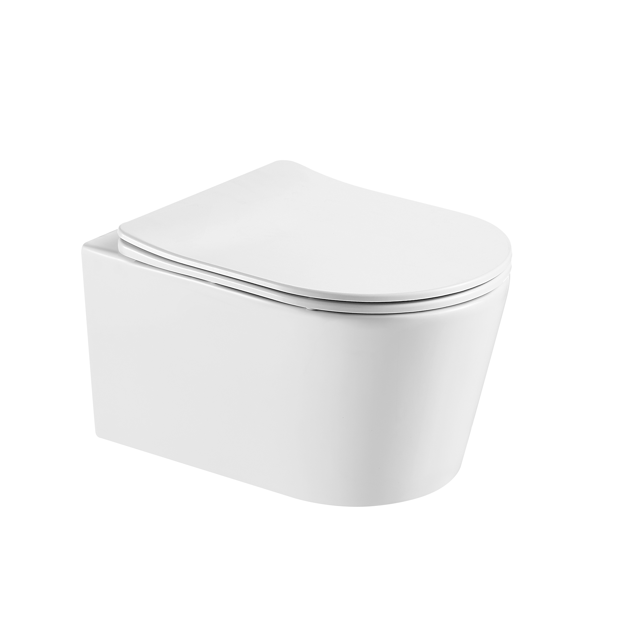 Унитаз подвесной безободковый Aquatek Оберон AQ1365T-00 с сиденьем Soft Close