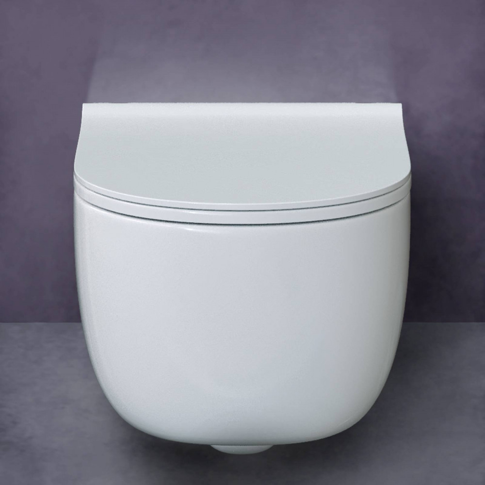 Унитаз подвесной Berges EGO 082111 безободковый, белый