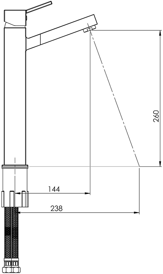 Смеситель для раковины GPD Tulio MSL135