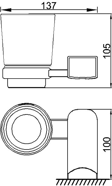 Стакан Rush Thira TR36310