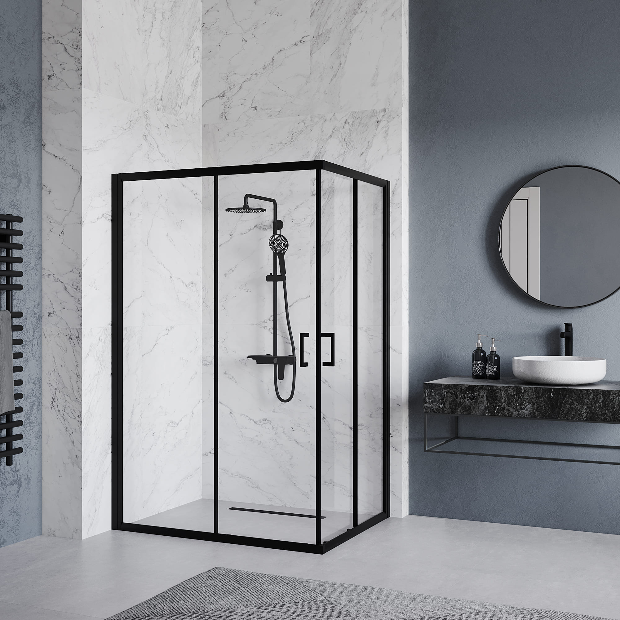 Душевой уголок RGW PA-39B 80х100