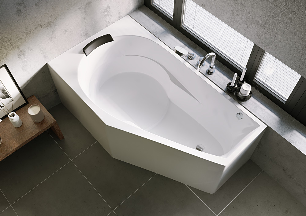 Акриловая ванна RIHO Yukon Plug & Play R 160х90