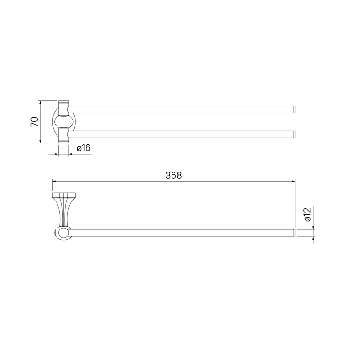 Полотенцедержатель Iddis Male MALSS20i49