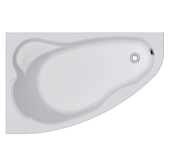 Ванна акриловая 1MarKa Lil 140x90 см L Премиум