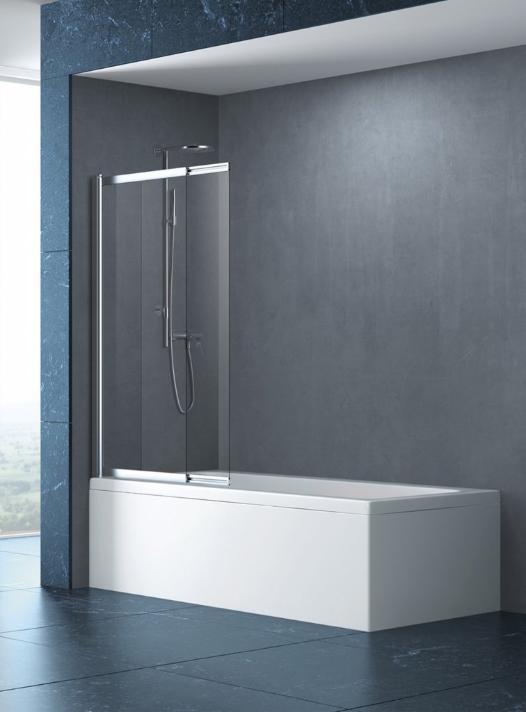 Душевая шторка Cezares SLIDER-VF-11-90/150-C-Cr