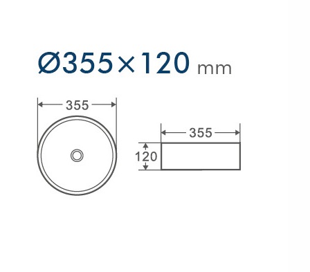 Раковина накладная D&K Matrix DT1391512, светло зеленый
