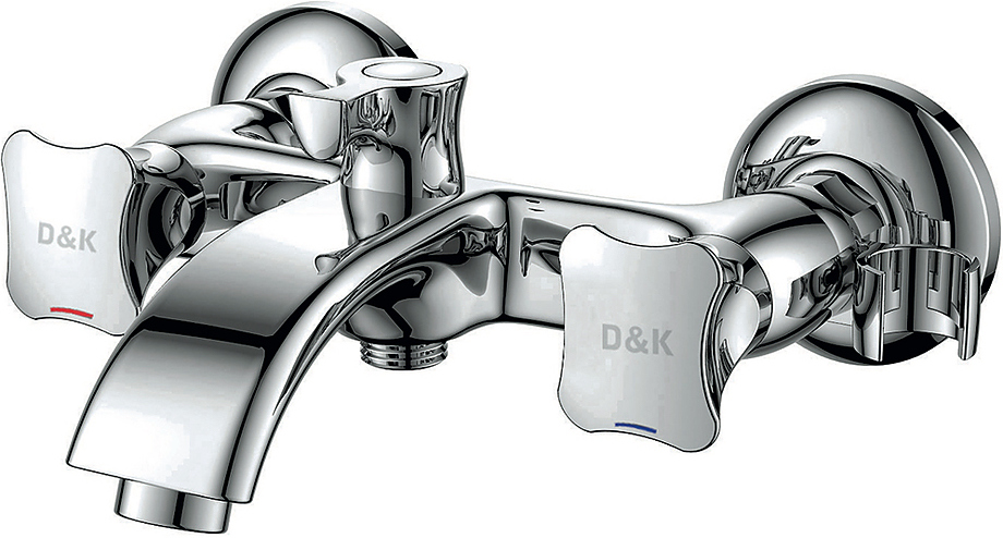 Смеситель для ванны с душем D&K Hessen Grimm DA1383201 хром